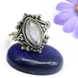 Bague argent travaillée...