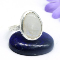 Bague pierre de lune en...