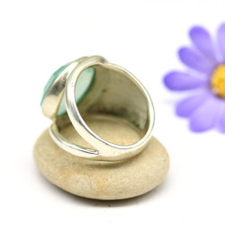 Bague argent fluorite...