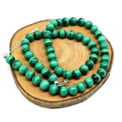 Collier malachite pierres...