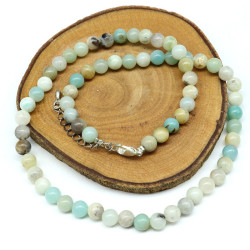 Collier amazonite pierres...