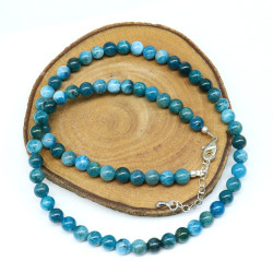 Collier apatite pierres...