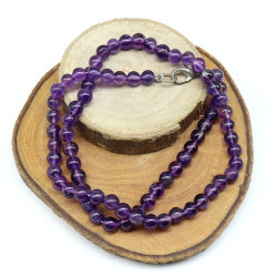 Collier améthyste pierres...