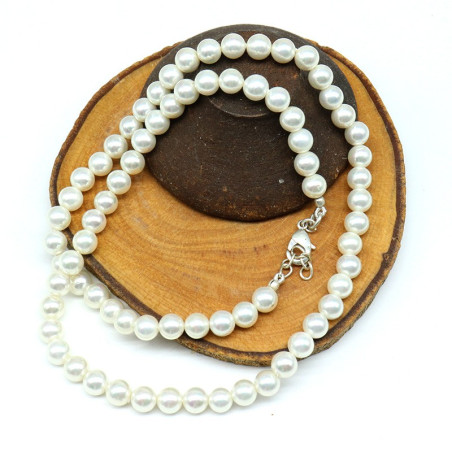 Collier perles 6mm