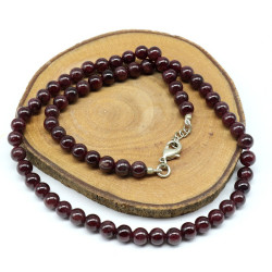 Collier grenat  pierres...