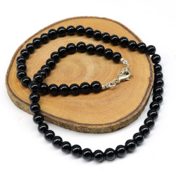 Collier onyx pierres rondes...