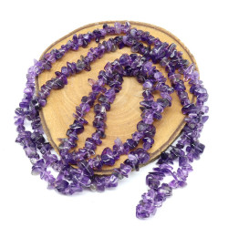 Collier long en améthyste...