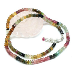 Collier pierres facettées...