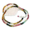 Collier pierres facettées tourmaline 5mm