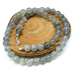 Collier pierres labradorite...