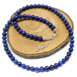 Collier pierres lapis...