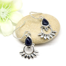 Boucles d'oreille argent et...