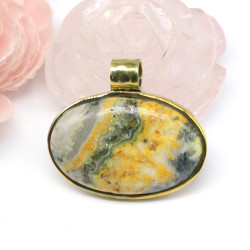 Pendentif pierre jasper...