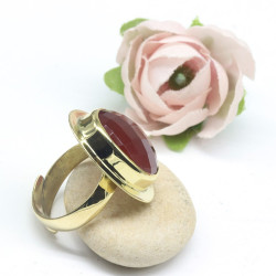 Bague dorée réglable...