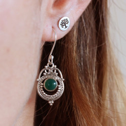 Boucle d'oreille argent...