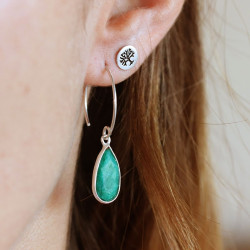 Boucle d'oreille argent...