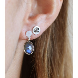 Boucle d'oreille argent...