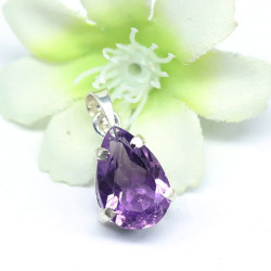 Pendentif argent pierre...