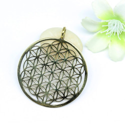 Pendentif fleur de vie rond...
