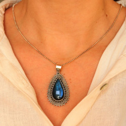 Pendentif labradorite en...