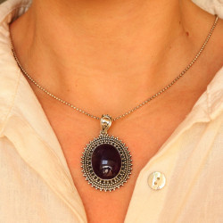 Pendentif argent ethnique...
