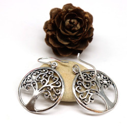 Boucles d'oreilles arbre de...