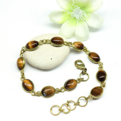 Bracelet laiton et pierres...