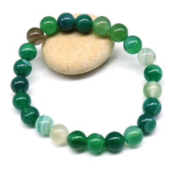 Bracelet onyx vert pierres...