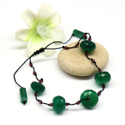 Bracelet pierres vertes...