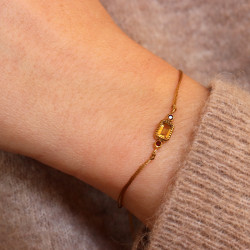 Bracelet fin citrine...
