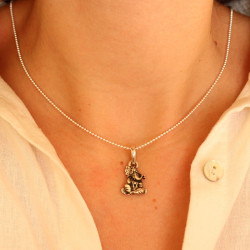 Pendentif argent Ganesh