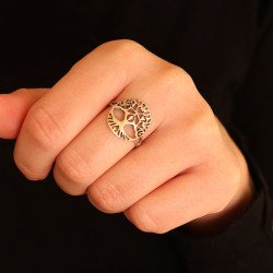 Bague argent arbre de vie
