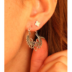 Boucles d'oreilles lotus en...