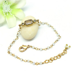Bracelet fin laiton et...