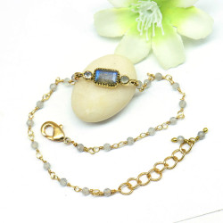 Bracelet fin laiton et...