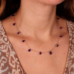 Collier fil de coton...