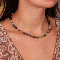 Collier pierres taillées...