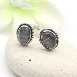 Puces d'oreille argent...