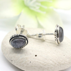 Puces d'oreille argent...