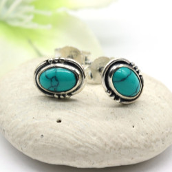 Puces d'oreille argent...