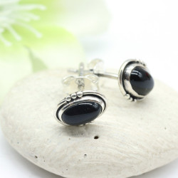 Puces d'oreille argent...