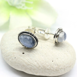 Puces d'oreille argent...