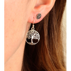 Boucles d'oreilles argent...