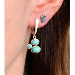 Boucles d'oreille argent 3...