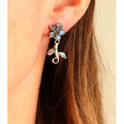 Boucles d'oreille fleur...