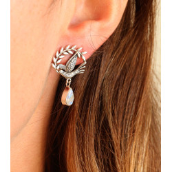 Boucles d'oreille colombe...