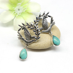 Boucles d'oreille colombe...