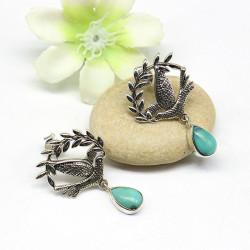 Boucles d'oreille colombe...