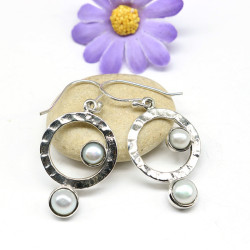 Boucles d'oreille argent...
