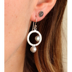 Boucles d'oreille argent...